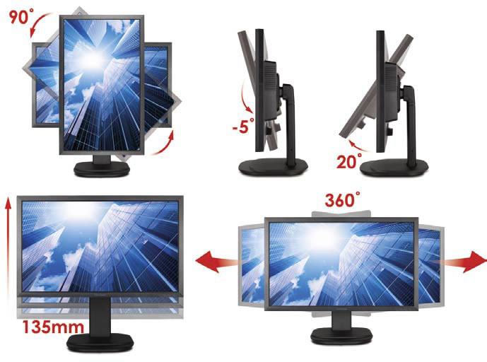 Viewsonic VG2439MLED Monitor at Just Monitors!